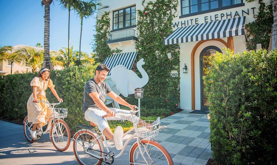 Biking in Palm Beach